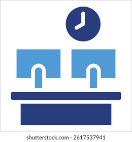 Coworking Space Icon Element For Design