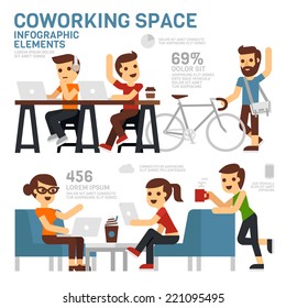 Coworking Space Infographics