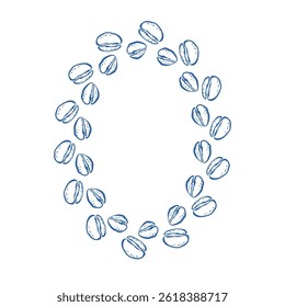 Cowrie shell frame for beach wedding invitations summer branding packaging and tropical greeting cards