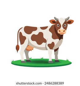 Cows are domesticated mammals known for providing milk, meat, and leather. They are herbivores, grazing on grass, and play a significant role in agriculture and dairy farming.