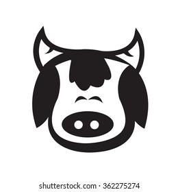 cows head design