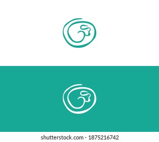 Cows logo design eps format