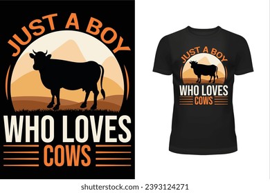 Cows lover t shirt design, Animal lover t shirt design, Typography t shirt design, T shirt design