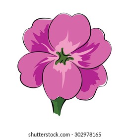 Cowslip Hand Drawn Vector Icon          