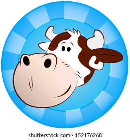 cow.Vector illustration 
