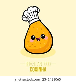 Coxinha de frango, galinha, chicken Brazilian food - Fried