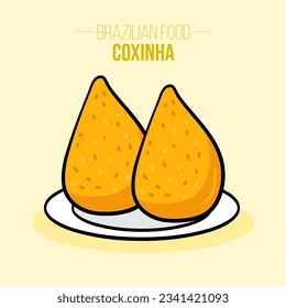 Coxinha de frango, galinha, chicken Brazilian food - Fried