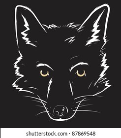 Coyote head