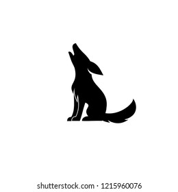 coyote logo icon designs vector