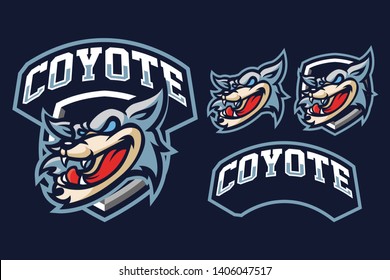 Coyote Sport Style Mascot Logo