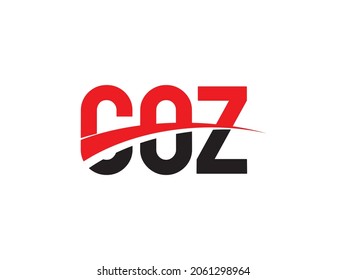 COZ Letter Initial Logo Design Vector Illustration