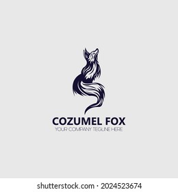 Cozumel Fox Logo Design Template