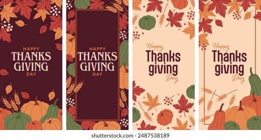 Cozy Autumn Frame: Perfect for Thanksgiving and Fall Events