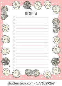 Cozy boho weekly planner and to do list with candles and yarn ornament. Cute template for agenda, planners, check lists. Stationary mock up