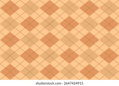cozy brown argyle seamless patterns in warm tones. Perfect for autumn, Thanksgiving, or vintage-themed designs.