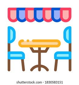 acogedor vector de icono de café. acogedor cartel de café. ilustración de símbolo de color