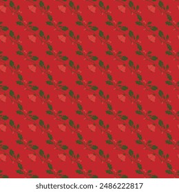 Cozy Christmas Seamless Vector Pattern Design