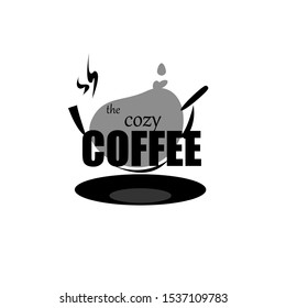 Cozy coffee editable eps 10 illustration.