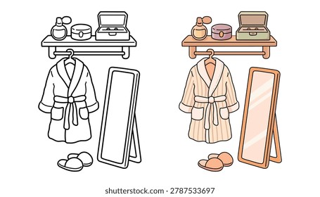 Cozy Coloring Page Cute