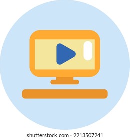 Cozy evening movie, illustration, vector on white background.