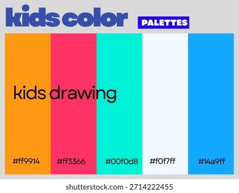 Acogedora armonía diseñada para niños que muestran una paleta equilibrada y edificante que inspira imaginación y creatividad divertido aprendizaje diario