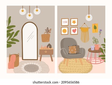  cozy home scandinavian style poster set 