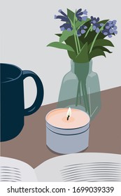 A cozy home still life