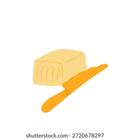 Conjunto de vetor de assar caseiro aconchegante. Pão, Torta, Rolos de canela, Engarrafamento, Manteiga, Café, Sobremesas de padaria rústica e café da manhã comida ilustração