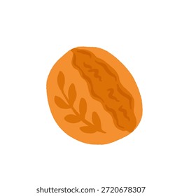 Conjunto de vetor de assar caseiro aconchegante. Pão, Torta, Rolos de canela, Engarrafamento, Manteiga, Café, Sobremesas de padaria rústica e café da manhã comida ilustração