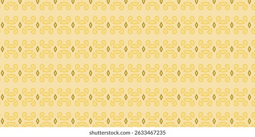 A cozy and inviting pattern design in shades of golden yellow and brown. 