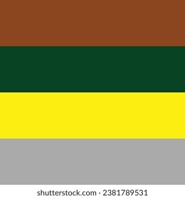 Cozy Rustic color palette vector illustration