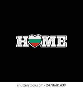 Cozy and stylish with a Bulgaria charm – the "HOME" t-shirt!
