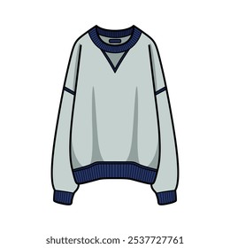 Cozy Sweater Clip Art for Fashion and Winter Designs