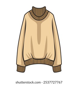 Cozy Sweater Clip Art for Fashion and Winter Designs