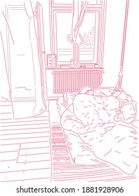 cozy time couple in bed