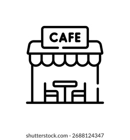 Vetor acolhedor de um café, ideal para projetos de café e estilo de vida
