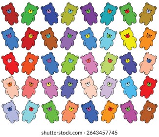 Cozy and Warm Bear Pattern Perfect for Blankets, Sleepwear, or Gift Wrap
