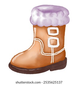 Cozy Winter Boot with Buckles