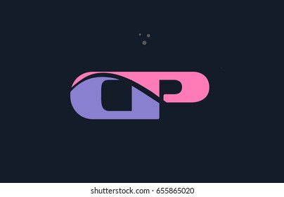 cp c p pink blue magenta alphabet letter logo purple font creative text dots company vector icon design template