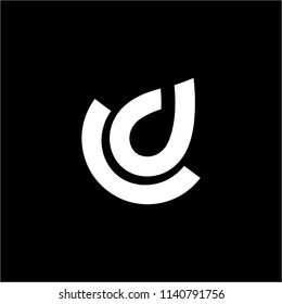 cp, cc, co initials geometric line art company with beautiful shape icon