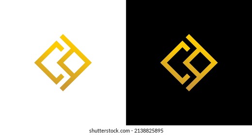 cP Cq logo monogram icon vector template