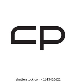 CP initial letter logo template vector icon design