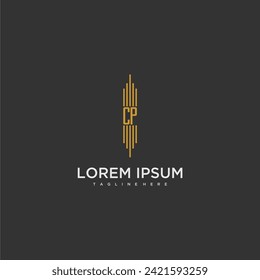 logotipo inicial de negocios en monograma