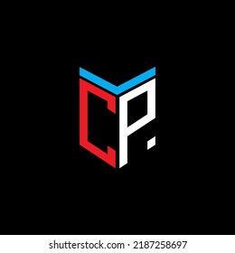 CP letter logo creative design with vector graphic