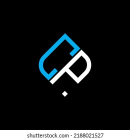 CP letter logo creative design with vector graphic