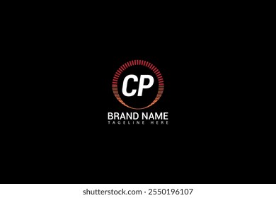 CP letter logo Creative Design. CP monogram Logo Unique Concept Vector. CP creative modern flat abstract initials letter logo