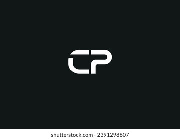 CP letter logo desigen and initial logo desigen