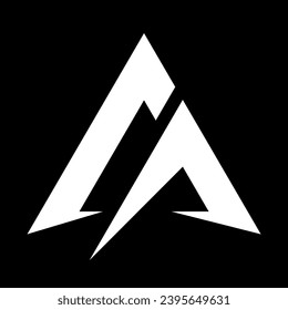 vector de diseño de logotipo de letra cp