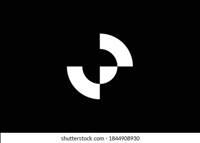 CP letter logo design on luxury background. PC monogram initials letter logo concept. CP icon design. PC elegant and Professional letter icon design on black background. CP PC C P