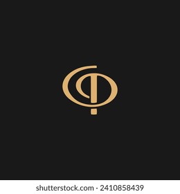 CP letter logo design with style Logo business branding,
